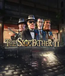 Enter the underworld world of The Slotfather Part II game by Betsoft, highlighting a lineup of iconic mafia characters set against a shadow-lit urban backdrop. This image depicts the dramatic essence of the organized crime with its striking character design and ominous setting. Ideal for lovers of gangster-themed games, offering a thrilling escape. 