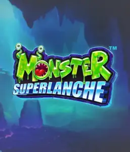 Dive into the spooky depths with Monster Superlanche slot by Pragmatic Play, showcasing a vivid and charming monster logo before a misty cave background. This image captures the adventure and mystery of a monster-themed game, great for those who enjoy quirky themes, delivering a fantastic play experience. 