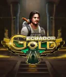 ELK Studios' Ecuador Gold slot displayed with its lush jungle backdrop and symbols of South American culture. The visual emphasizes the slot's expansive 6-reel layout, enhanced by its innovative game mechanics, attractive for those interested in the thrill of treasure hunting.